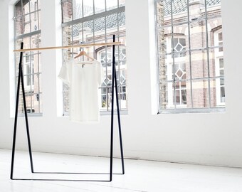 Collapsible Clothes Rack Black