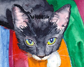 Squeak - The Wonder Cat - Giclee Print - Signed