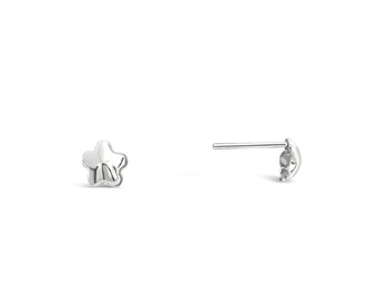 Small Silver Stud Earrings - Tiny Star Earrings - Star Stud Earrings - Silver Stud Earrings - Silver Star Earrings - Tiny Stud Earrings