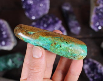 Chrysicola Gemstone Massage Wand