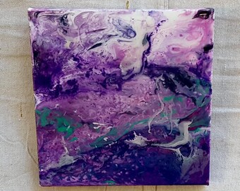 Acrylic Abstract 8x8