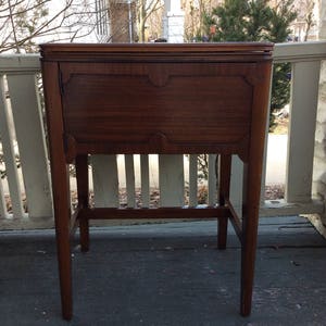 Vintage Free Westinghouse Sewing Machine in Beautiful Walnut Cabinet