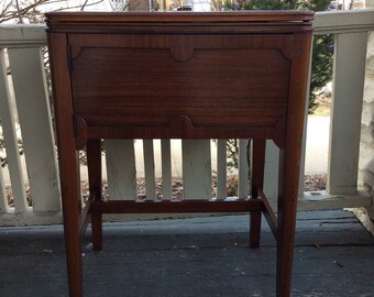 Vintage Free Westinghouse Sewing Machine in Beautiful Walnut Cabinet