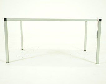 307-018 SALE! Danish Mid Century Modern Rosewood Aluminum Coffee Table