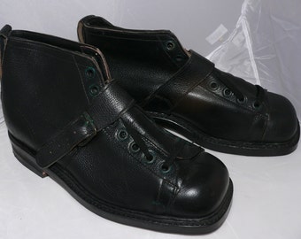 vintage 1950s swedish army boots, NOS, never worn EU 44
