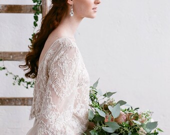 Bridal Hair Comb with Swarovski Crystals , Wedding Headpiece, Floral Hair Comb, Bridal Hair Piece , Branches Hair Comb