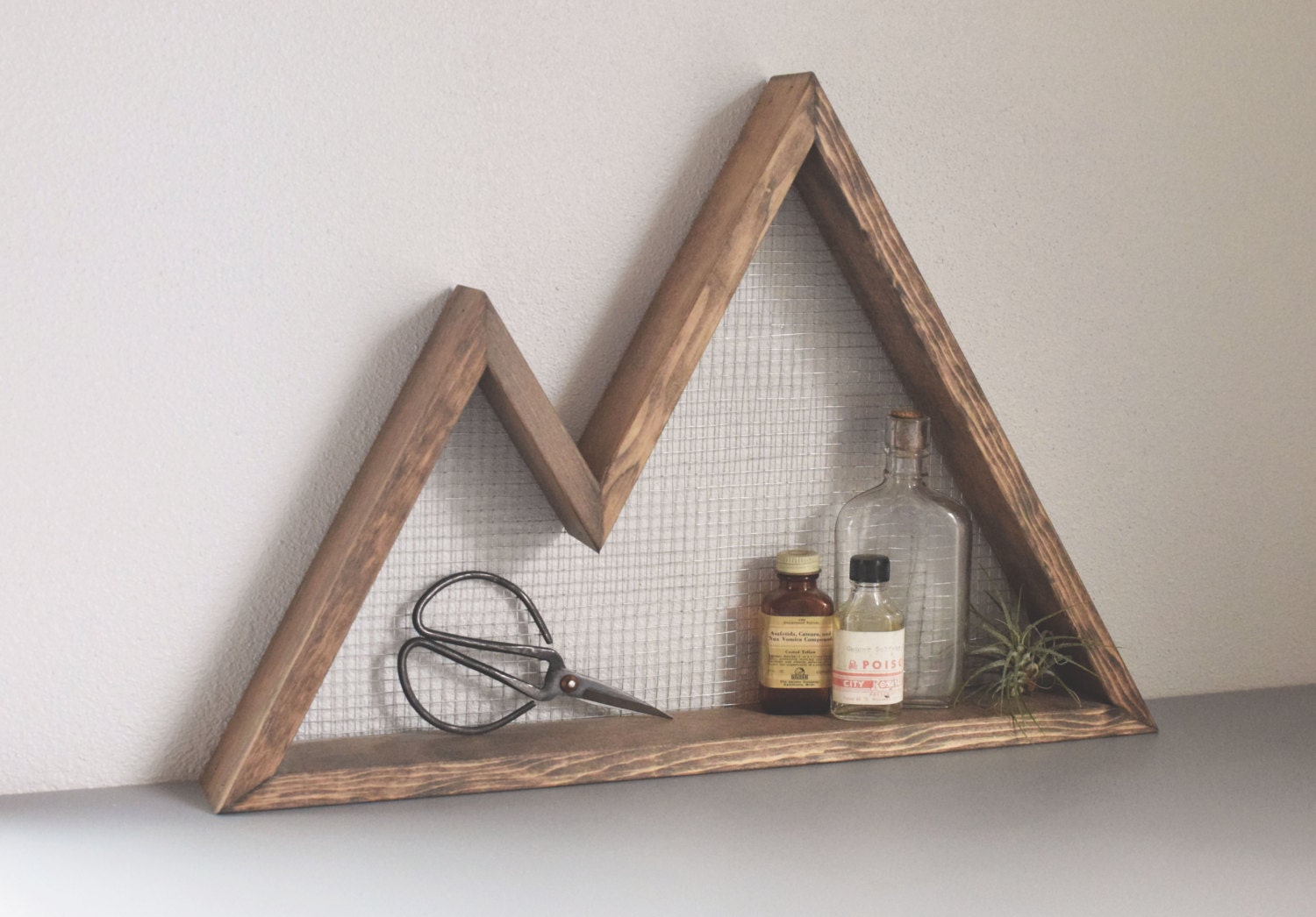 Mountain Wall Art Shelf Mountain Home Decor wall hanging