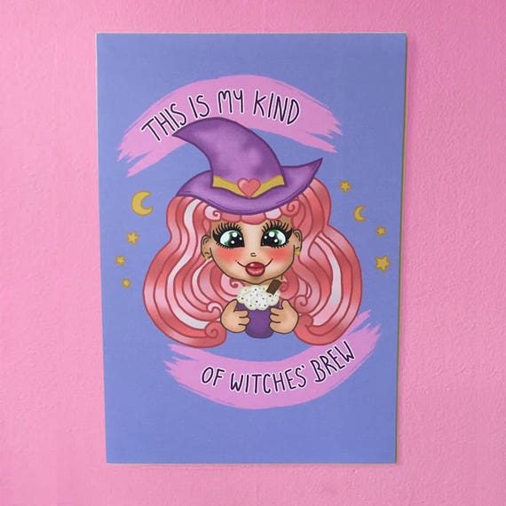 Kawaii Witch print