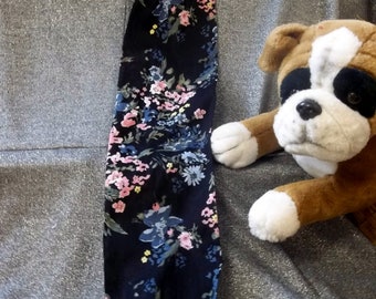 Plastic Bag Holder Sock, Oriental Floral Black Print