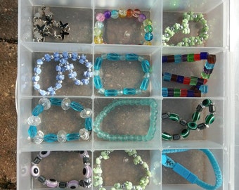 Bracelets and craft organizer