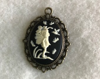 Cameo pendant, customize your own necklace
