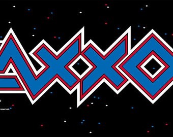 ZAXXON Marquee, Arcade, 12 x 36" Video Game Poster, Print