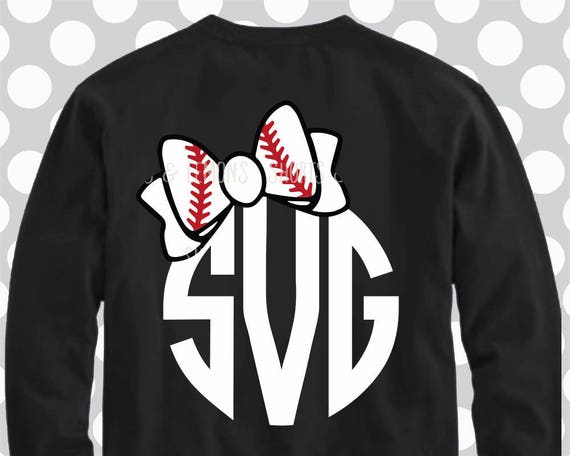 Download baseball SVG baseball bow decal cut file baseball shirt