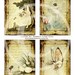Child Fairy Hang Tags - Digital Collage Sheet