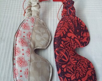 Sleep mask-cotton and merino wool