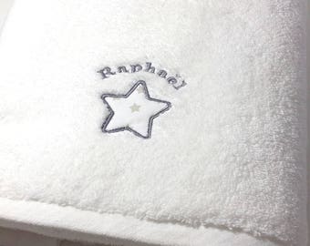 Personalisasee organic cotton towel