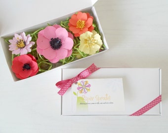 Plantable Paper Flower and Seed Bomb Sample Set - Unique Gardening Gift - Eco Friendly Paper Embedded with Flower Seeds!