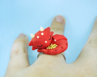 Ring Sleepig Red Dragon