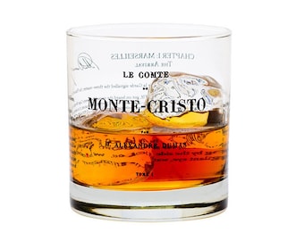 Count of Monte Cristo - Literature Rocks Glass