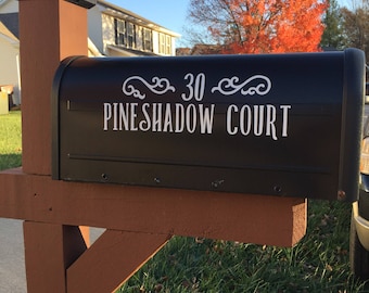 Personalized Mailbox Decal