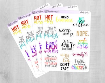 Adult Planner Stickers 001