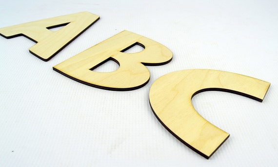 XXL Alphabet Wooden Letters / Wall Hanging / Nursery Decor