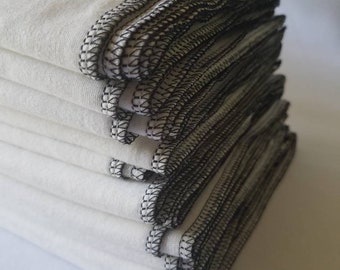 Moonlight Stretch Flat // Bamboo cloth diaper stretchy flats // Natural organic fibers // French terry diapers