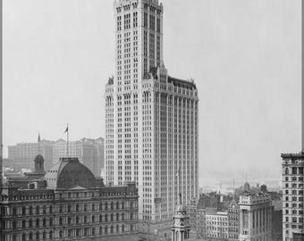 Poster, Many Sizes Available; Woolworth Building C1913