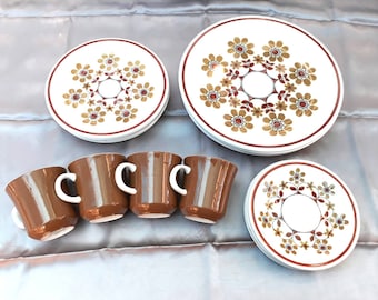 Retro Mikasa Carnival dinnerware set