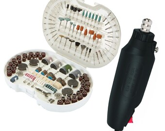 1 Brand New Rotary Tool Kit Power Tool Set for wood bur grinding polishing jewelry cutting drill sharpening drilling sanding jewelers burs