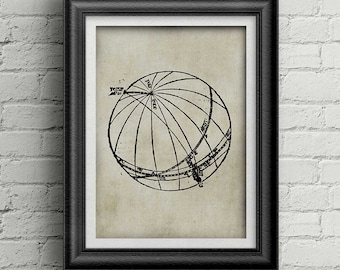 Astronomy ancient print 001 - astronomy print - antique astronomy poster - astronomy illustration - old astronomy print download