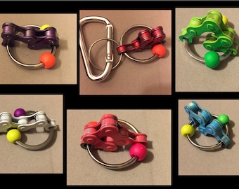 CRAzy CHaiN Bike Chain Keyring Therapy Autism Fidget Toy ADHD Sensory 7 COLORS to choose from!!