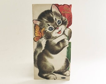 Kitten Book 1954 Childrens book My Kitten Whitman Publishing Softcover