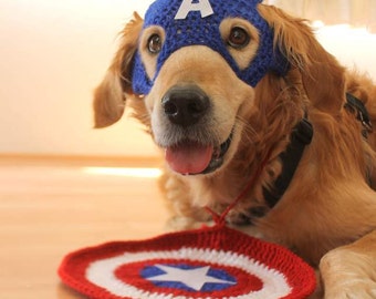 Dog Costume, Super Hero Dog Costume, Dog Cosplay Outfit, Dog Super Hero Costume, Halloween Costume for Large Breed Dogs, Super Soldier Dog