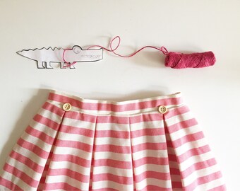 Striped skirt
