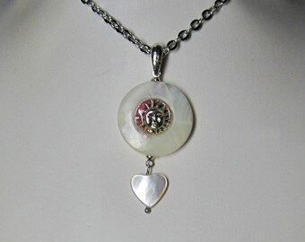 Mother of Pearl on a Hypoallergenic Chain