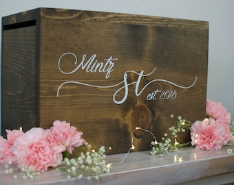 Wedding Card Box, money box, rustic wedding, rustic card box, wedding card holder, rustic wedding decor, luxury wedding