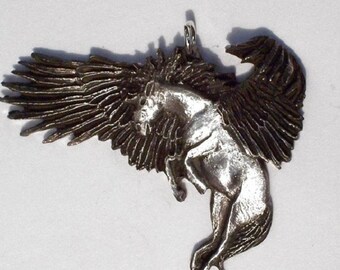 Pegasus the " Winged Horse ". ..New Design Hand Carved