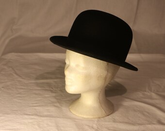 Melone/ Bowler von circa 1910 - fast perfekter Zustand - einmal zur Konformation um 1912 getragen - aus Familienbesitz