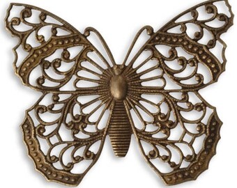 Vintaj Filigree Butterfly 46x38mm, 1 piece (P150)