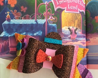 Cotton Candy Imaginary Friend Bow