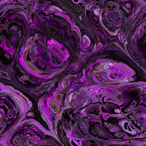 Designer Fabric Abstract Purple Lavender Handmade Velvet Upholstery Fabric