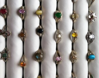 GEMSTONES IN SILVER