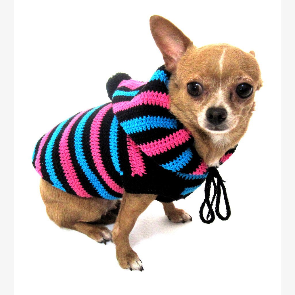 Crochet Dog Sweater Dog Hoodie Cute Dog Clothes Dog Sweater