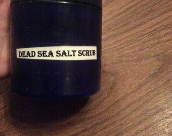 8 oz Organic Dead Sea Salt Scrub