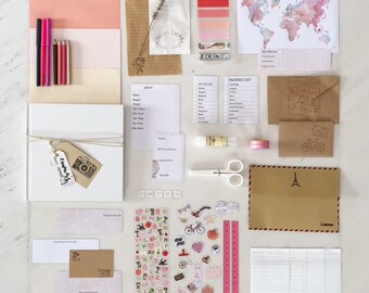 Travel Journal Kit (Pink & Blush)