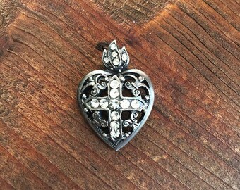 Rhinestone Ex Voto Pendant
