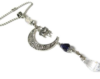 Horse Car Charm Rear View Mirror Charm Accessories for Women Rearview Mirror Suncatcher Car Mirror Decor