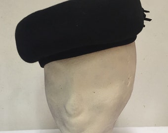 Toller kleiner Hut, Cap, schwarz, vintage