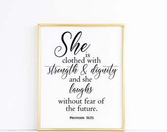 Proverbs 31 30 | Etsy